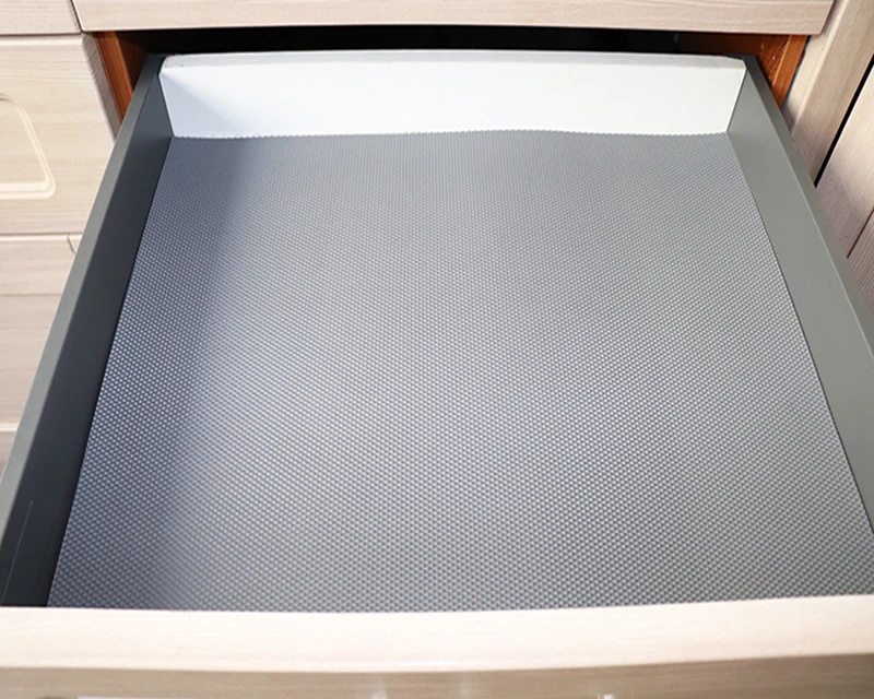 Xeon cabinet drawer soft and hard anti slip mat double layer rubber mat plastic kitchen skidproof sheet
