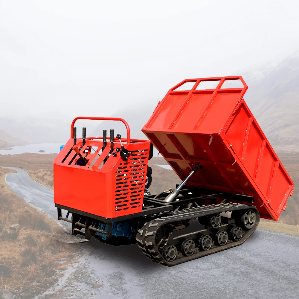 High Quality Loader Hydraulic Mini Truck Dumper Crawler Truck Oil Dumper