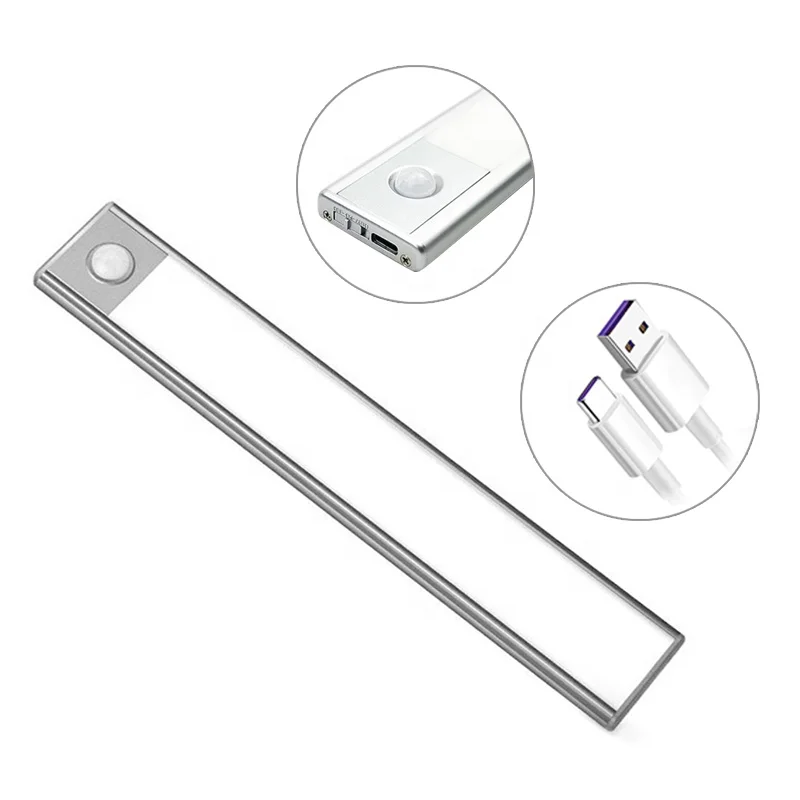 Room Usage And White Color Motion Sensor Led Closet Light 20 Led Under Cabinet PIR Led Lighting