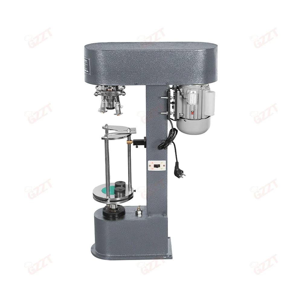 600-1600 Bottles/Hour Semi Auto Ropp Capper Capping Machine For Whisky Vodka Wine Bottles Metal Aluminum Screwing Cover Cap