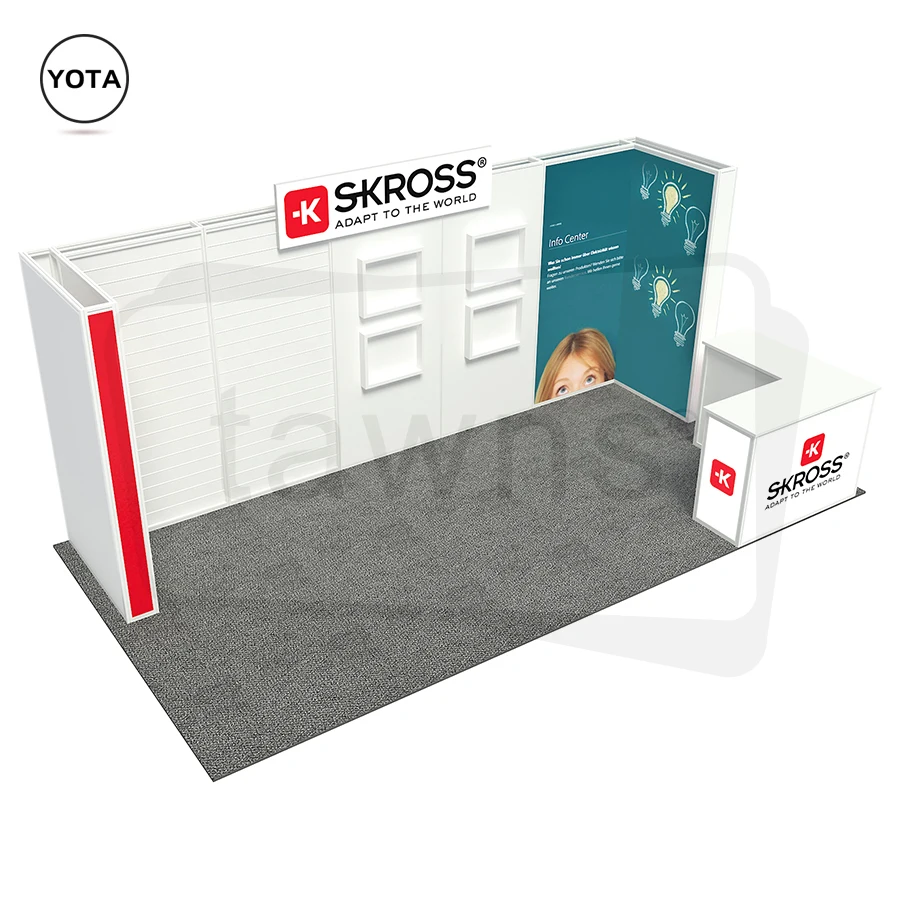 Портативный 10x20 выставочный стенд