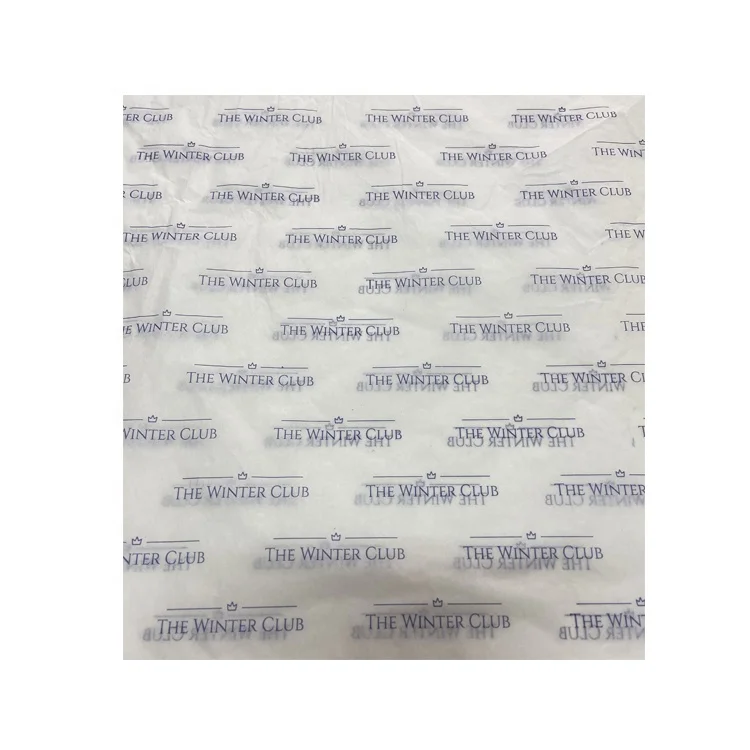 Colored custom printed factory direct sales packaging tissue paper