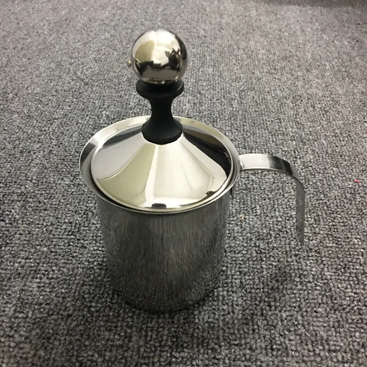 Custom Latte Pot Glass Metal Wholesale Frothing Barista Milk Jug Stainless Steel Milk Frothing Pitcher