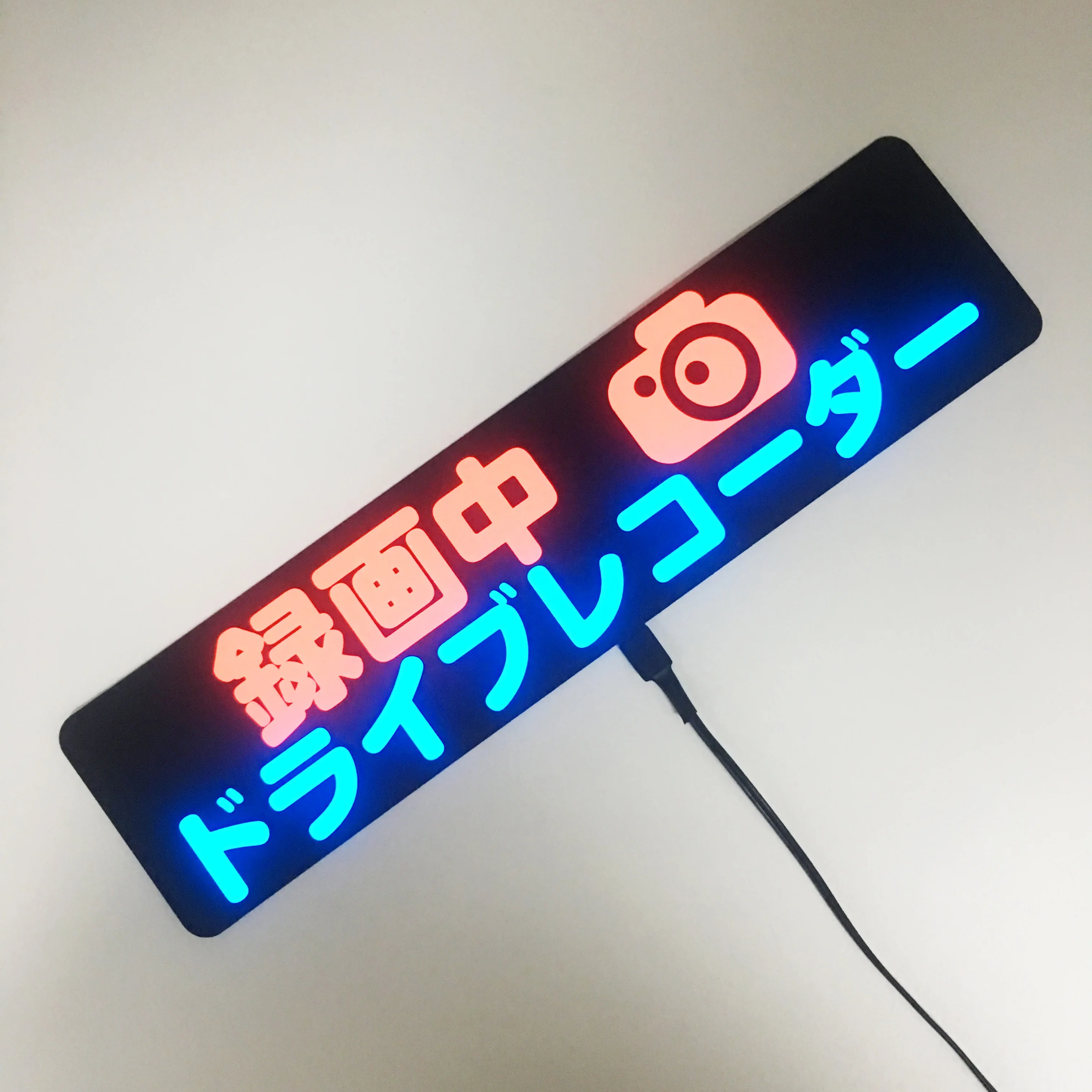 Customized EL lighting panel for Car sun visor EL car sign plate