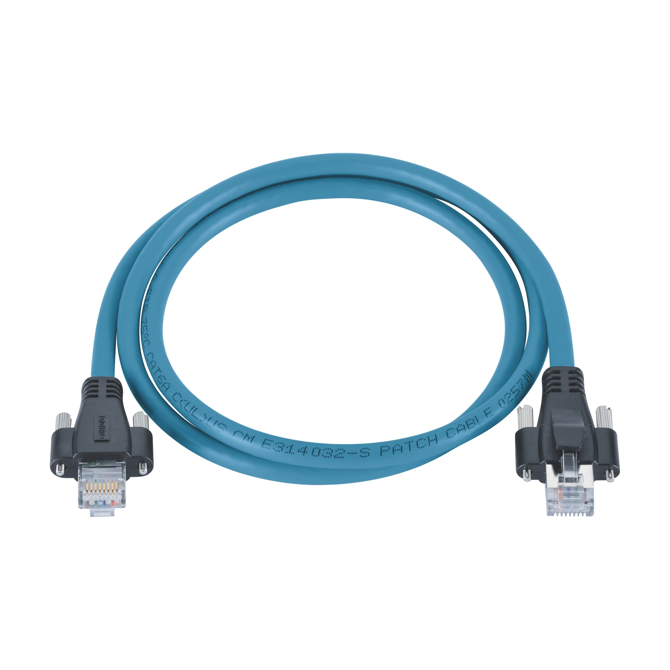 Соединительные кабели RJ45 двусторонние 8P8C штекер литой 1 м ПВХ Cat 5E черные патч-кабели