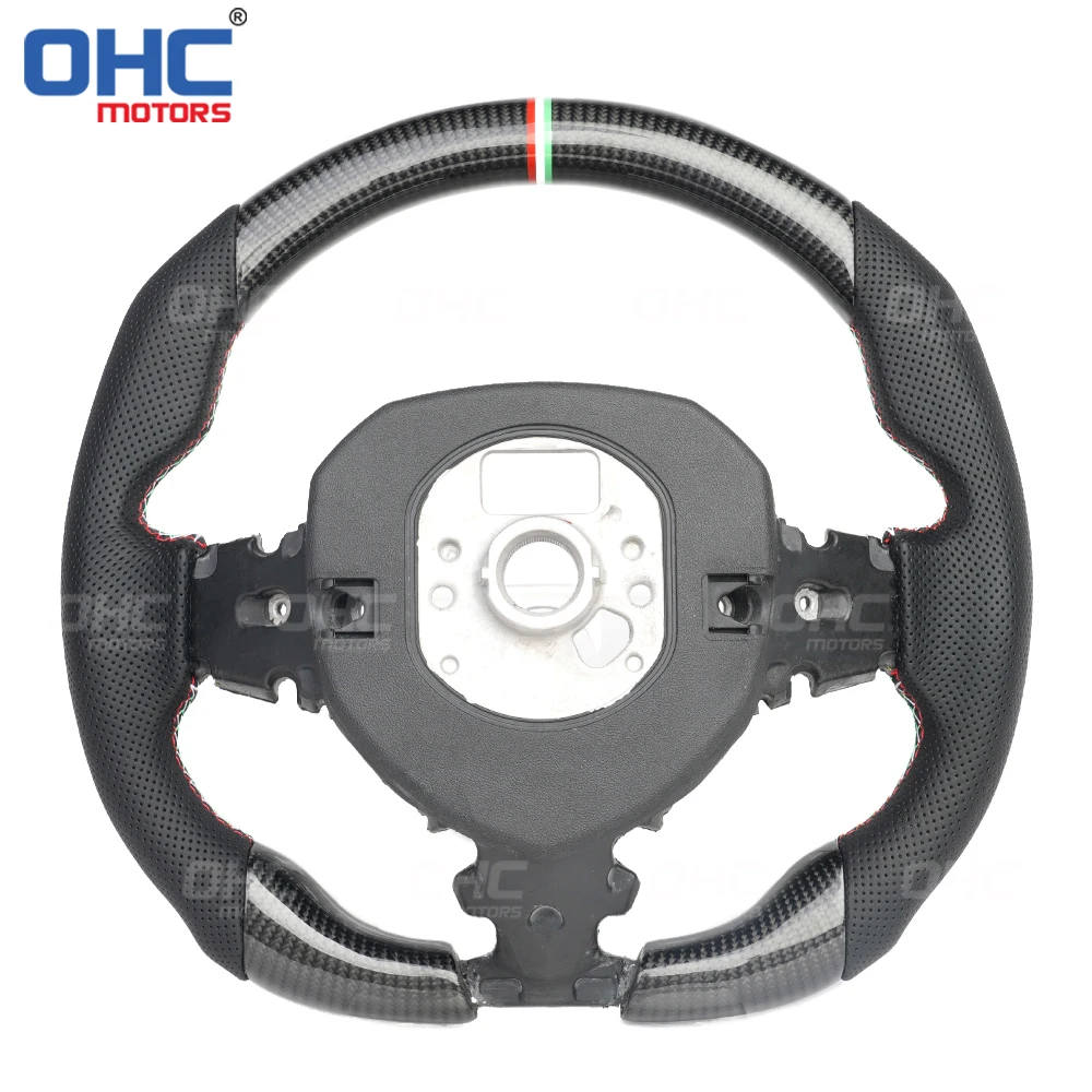Carbon Fiber Flat Bottom Special Customized Steering Wheel for lamborghini aventador ohc motors