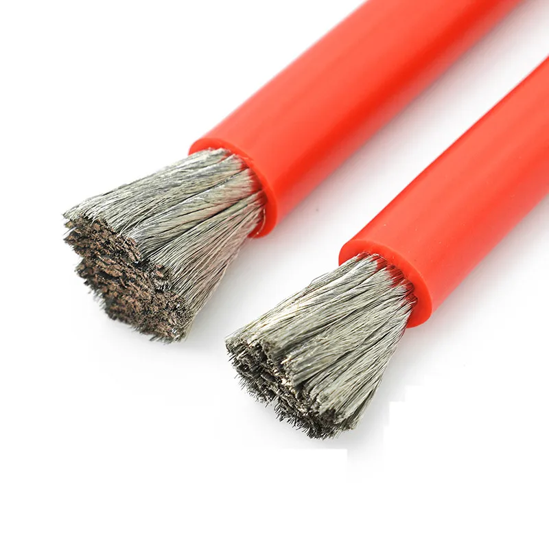 Soft silicone wire 11/10/9/8/7/3/2/1/0AWG high and low temperature resistant single core lithium battery cable
