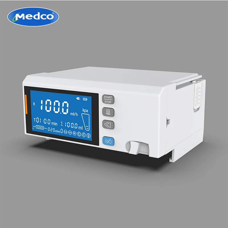 High Quality Portable 4.3 Inch Color IV Electric Touch Screen Medical Infusion Spring Pump
