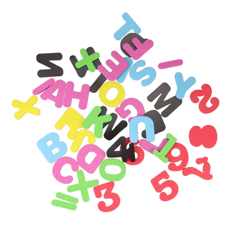 
Wholesale High Quality Kids Fridge Eva Foam Number Letter Magnetic Stickers 