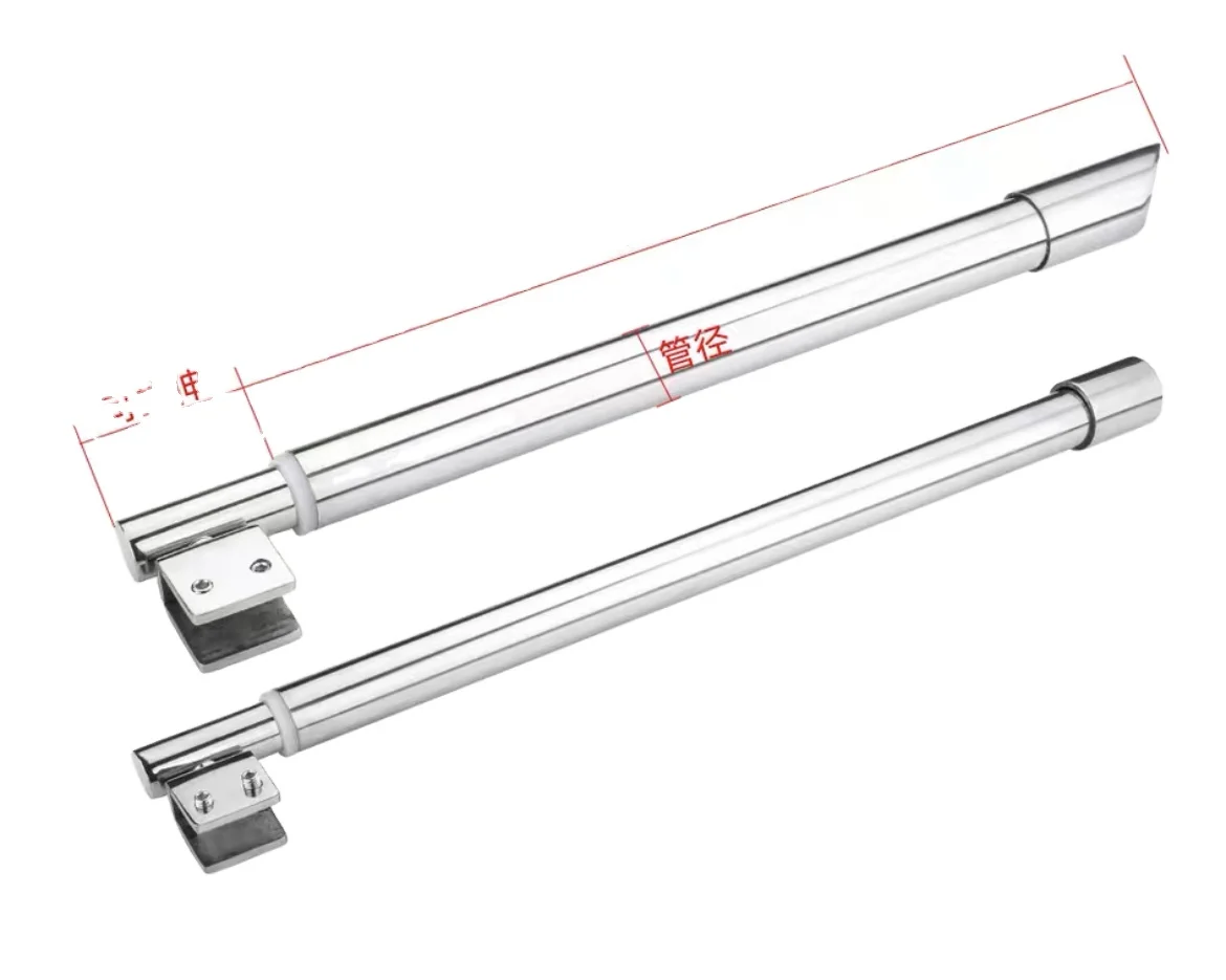D & B 073 19 мм 750-1400 круглый Телескопический душевой стержень