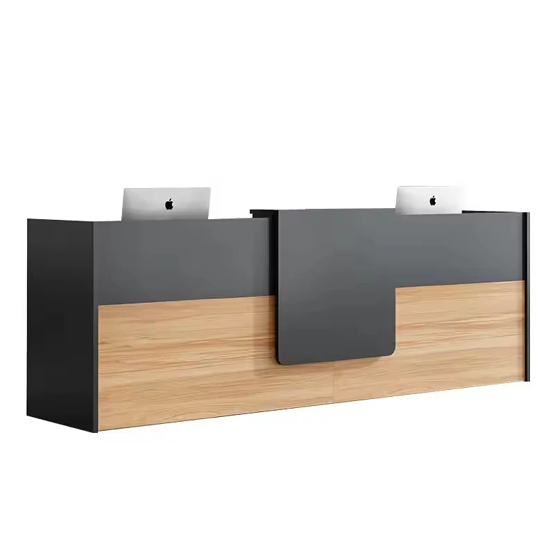 Modern Style Office Furniture Custom Reception Desk for Beauty Salon Wholesale Customization Front Desk