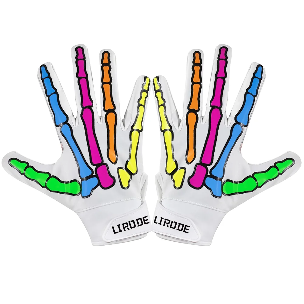 Hot sell  All American customized American football glove non slip Gloves Custom Design Grip American Football Gloves