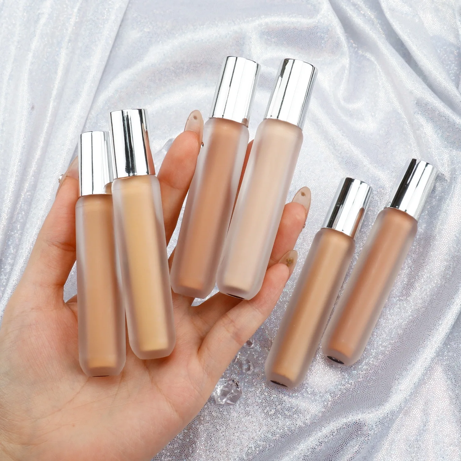 10 Colors HD Concealer Contour Makeup high definition Vegan Private label  Liquid Concealer For Dark Skin