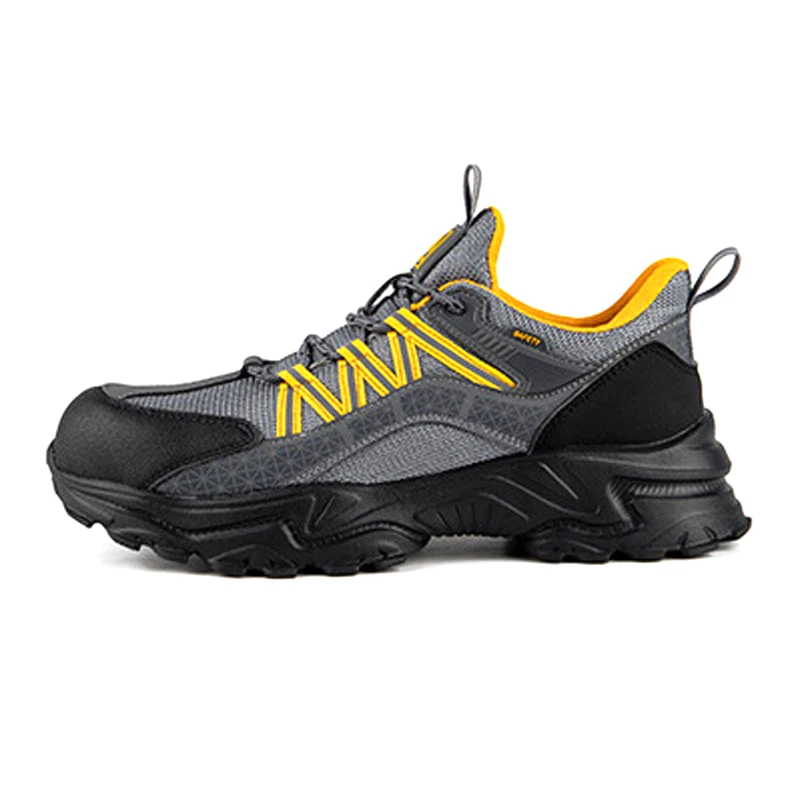 Anti-mite stab-resistant gas-resistant  wear-resistant fly woven hiking boots safety shoes