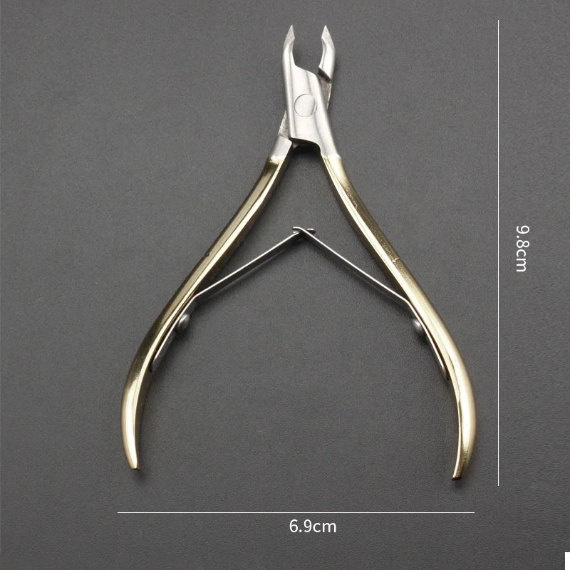 Qianya OEM High quality Stainless Steel Nail Nipper Trimmer Manicure Tools with Double Spring at Home/Spa