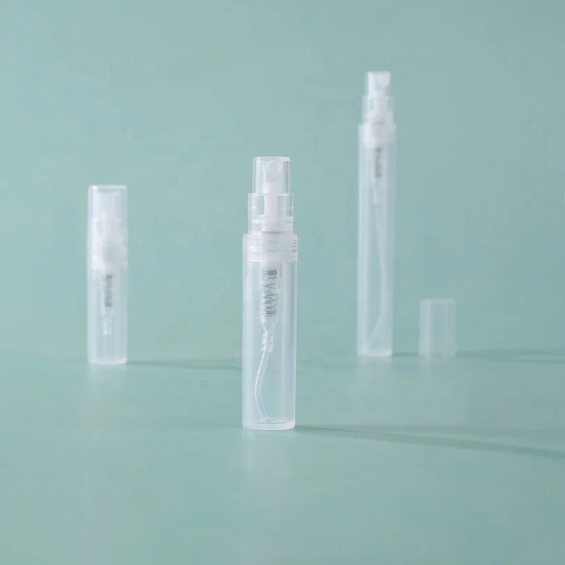 2ml 3ml 5ml Wholesale clear Glass Mist Spray perfume Bottle glass vials thin glass cosmetic spray essential oil bottle