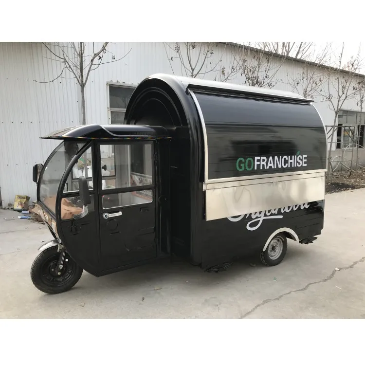 Professional multifunction Gasoline Mobile Fast Food Truck food cart