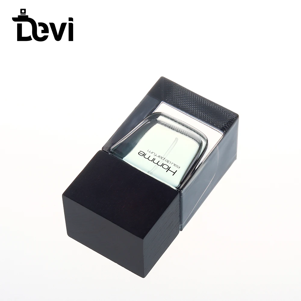 Devi Custom Wholesale Thick Bottom Square Perfume Bottles 30 Ml Glass Spray