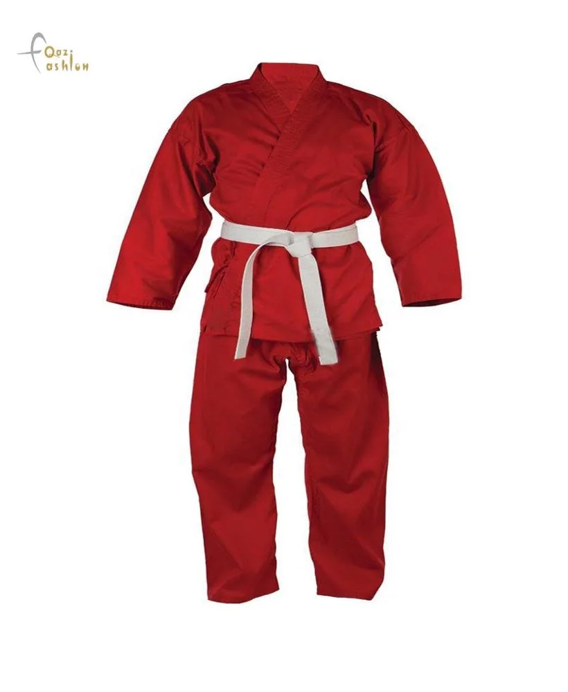 Polyester / Cotton Good Quality Martial Arts Uniform Karate Gi Suits