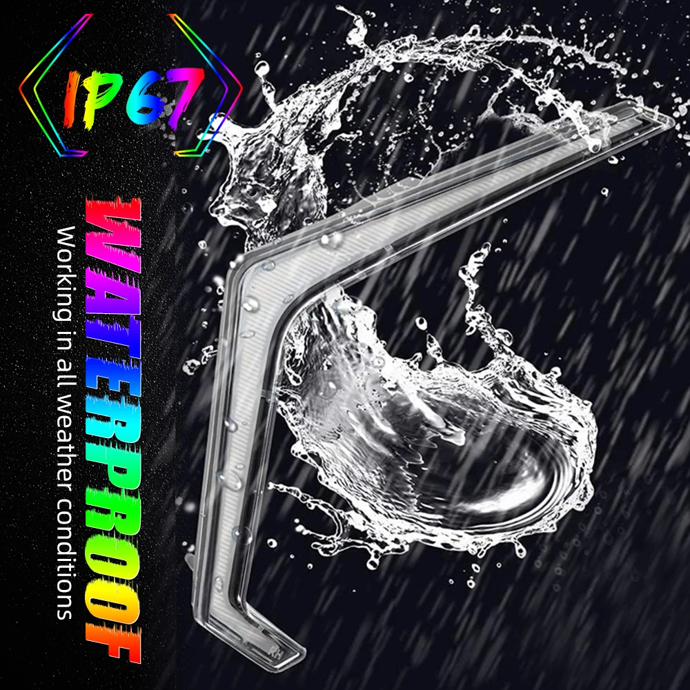 12V IP67 5050SMD Remote APP Control RZR 1000 Turbo Turn Signal Polaris RZR Chase Lights