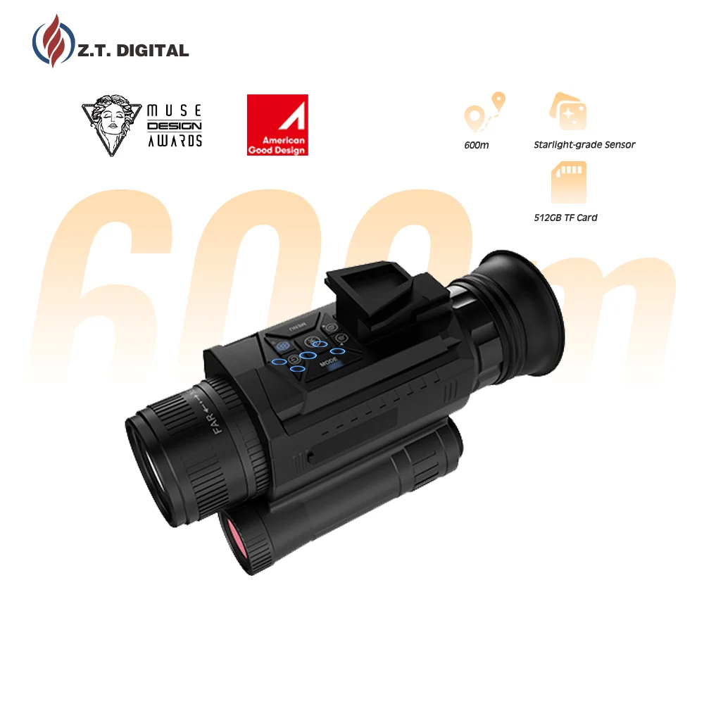 IP65 waterproof 3.7V 2000mAh 3W 850nm IR telescopic sight out-door hunting camping Infrared Monocular Camera