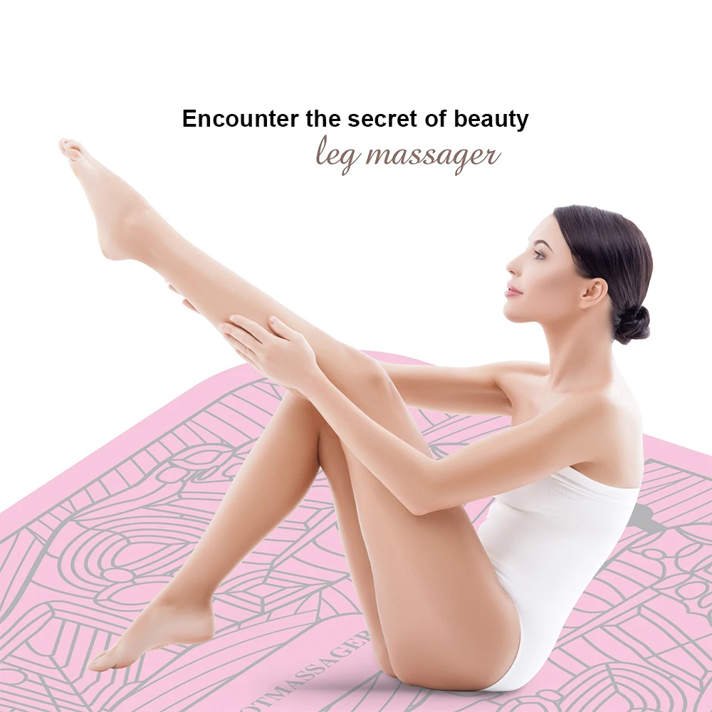 USB Rechargeable EMS 6 Modes 9 Intensity Levels Reflexology Folding Portable Electric Foot Massage Mat