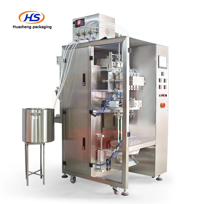 Multi functional sachet 4 lane packing machine tomato paste packing machine liquid sachet packing machine