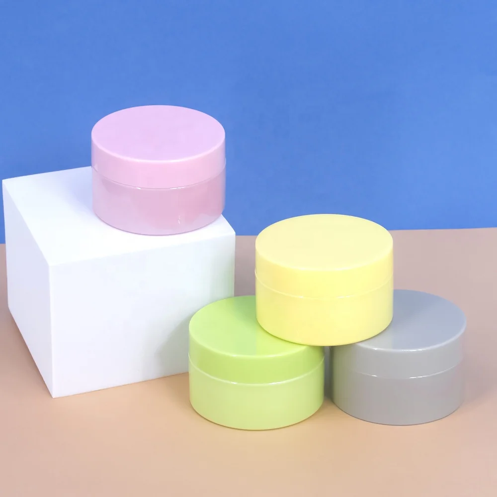Factory Direct Empty Matte Colorful Cosmetic Eye Face Cream Jar