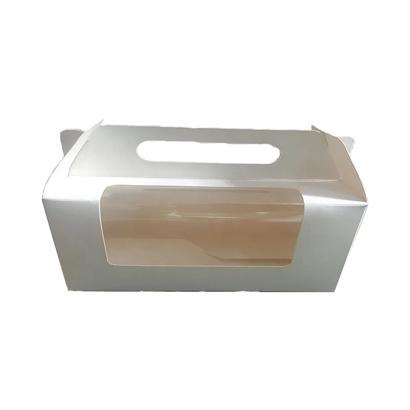 Promotional Cake Box With Handle With Logo Printing