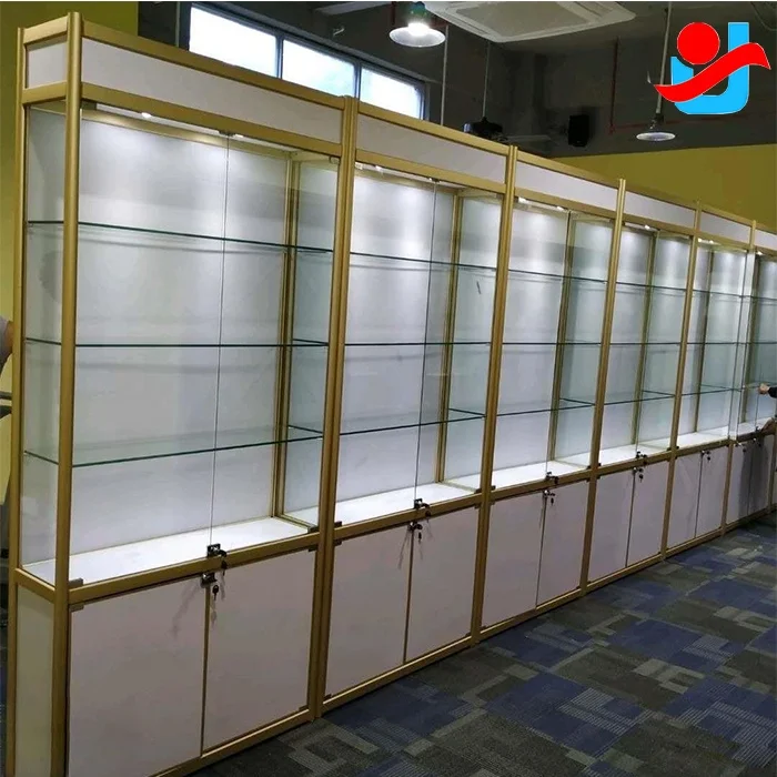 vitrine showcase for pharmacy shop full vision display lockable showcase manufacturer high quality super popular RZ