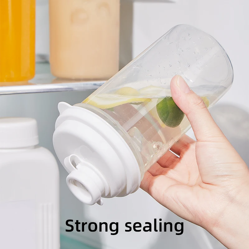 High temperature resistant teapot Transparent Drink Cup with Lid Container Water Bottle Cold Drink for Tea