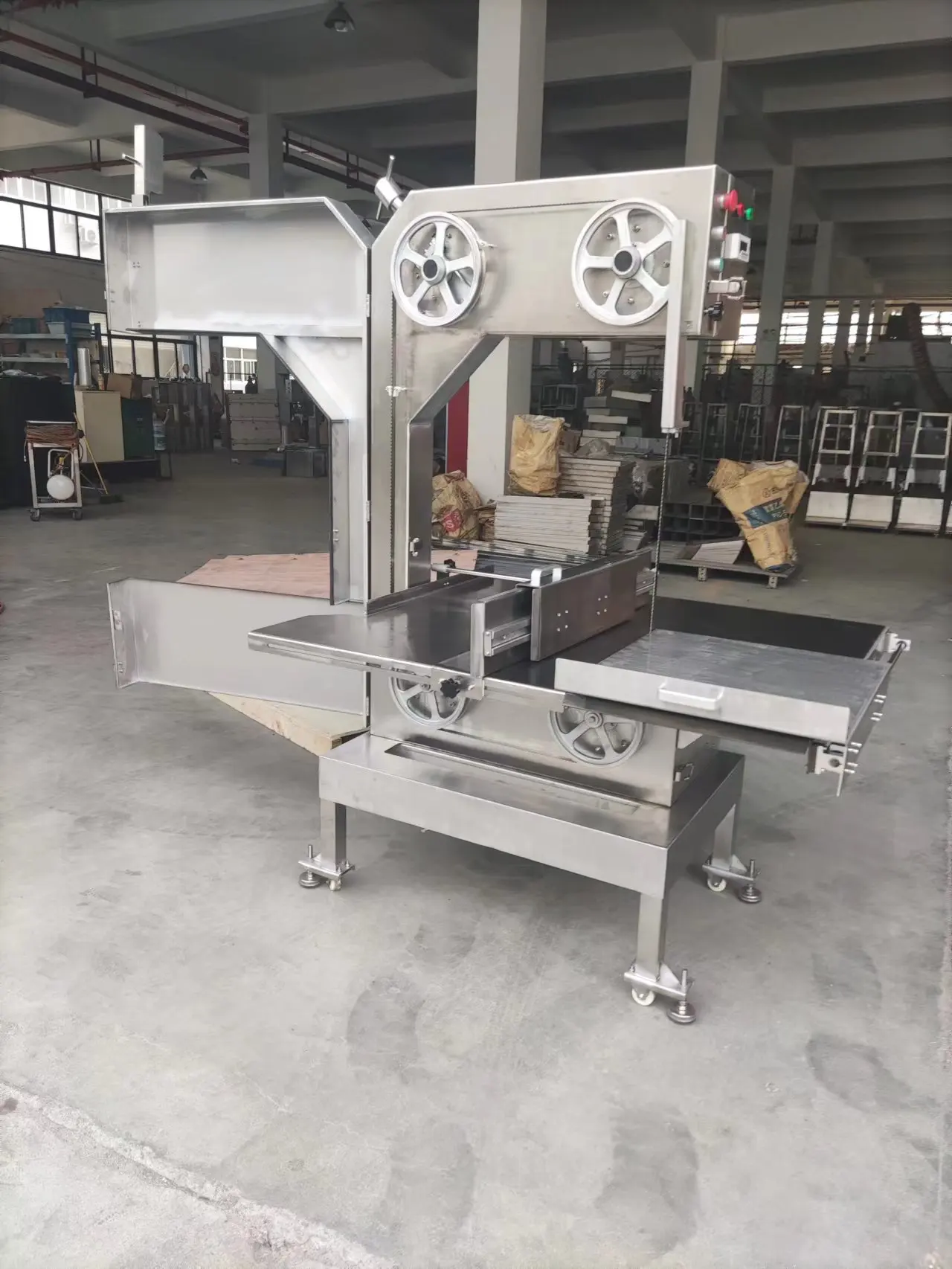 HR-210A/250/250B/300A/400A/500A/600A Meat Saw Machine Commercial Table Saws Electric Bow Saw With Free Blade