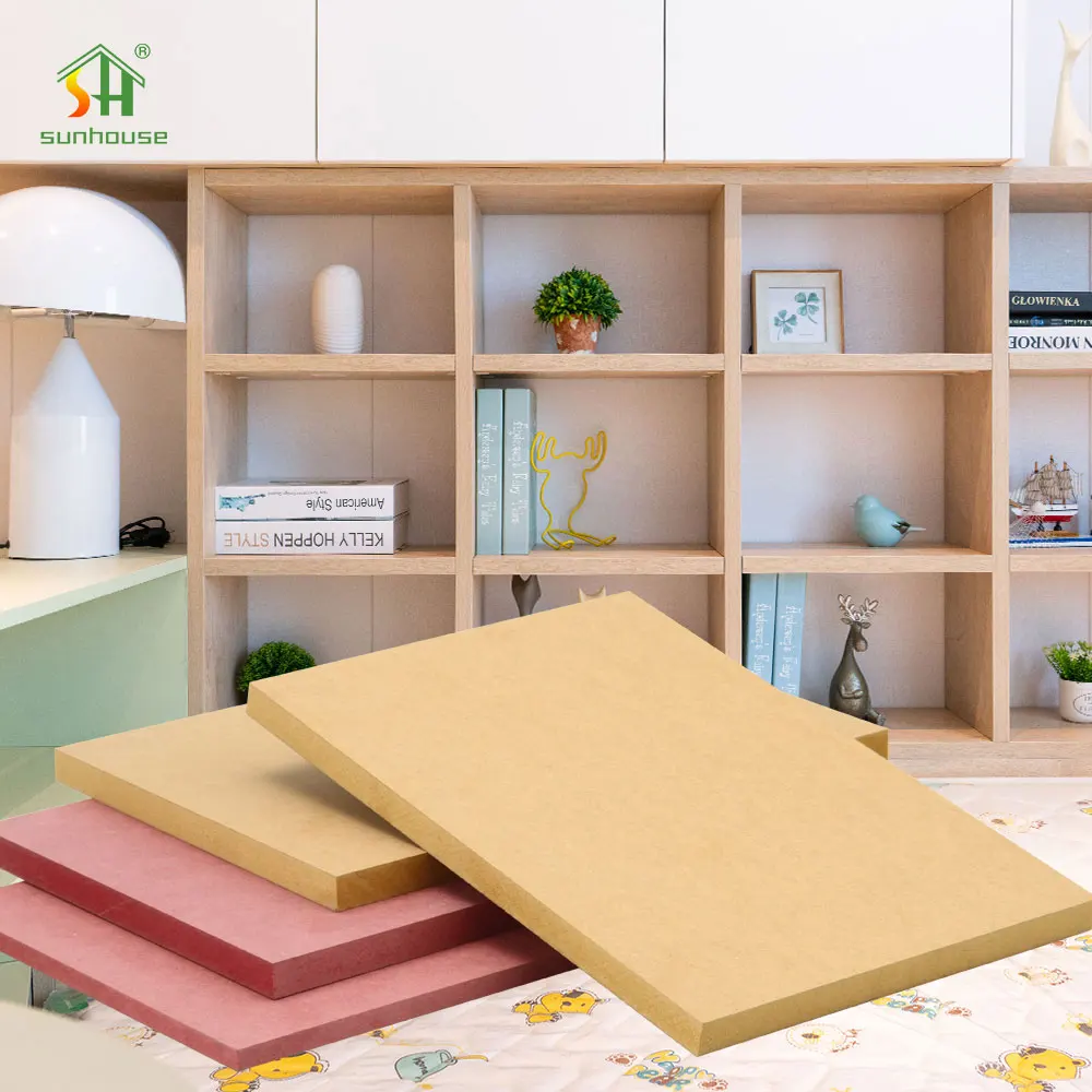 Factory Direct E1 Grade Fire Resistant Mdf Board 18Mm Termite Resistant Sheet Board
