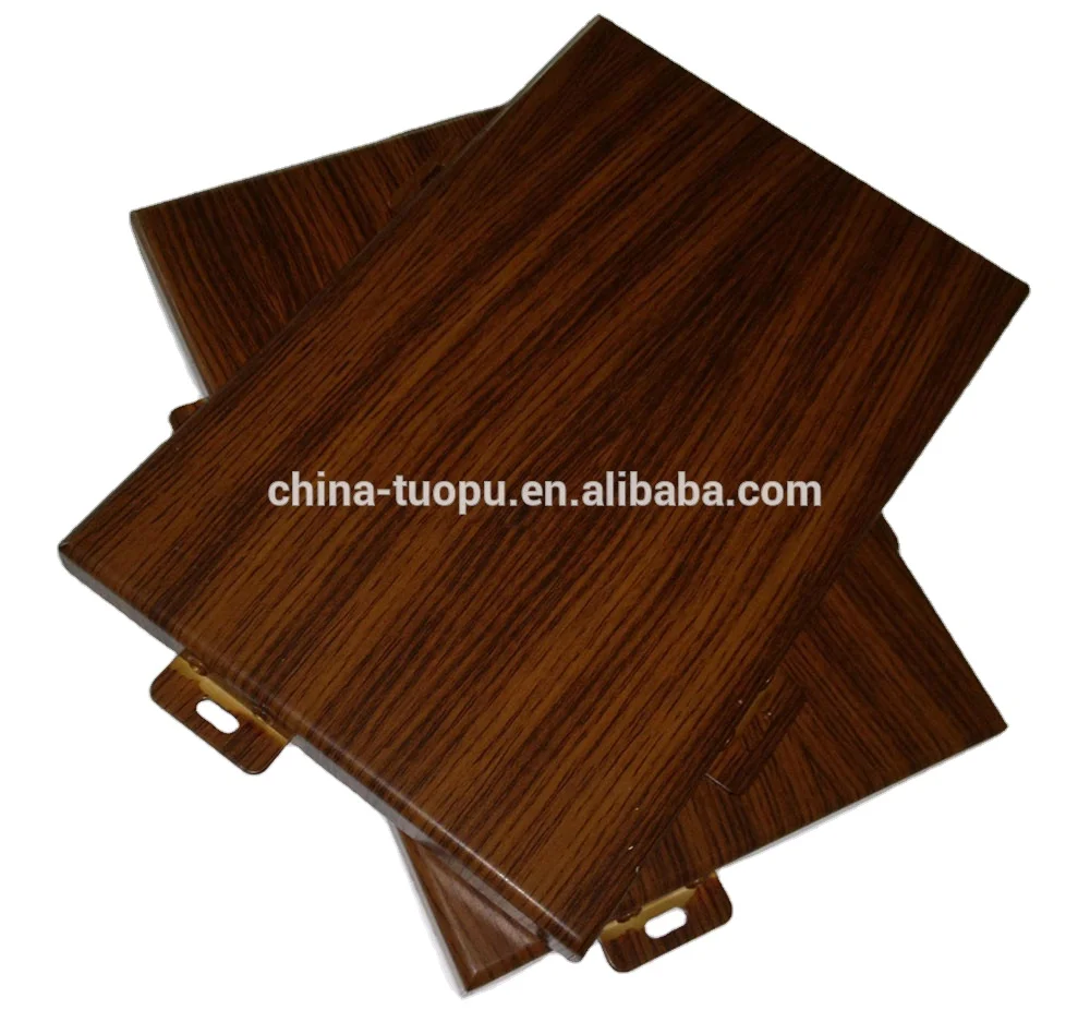 Guangdong Foshan Exterior Aluminum Panel Cladding Wall Systems Wall Cladding Design Wooden Facade