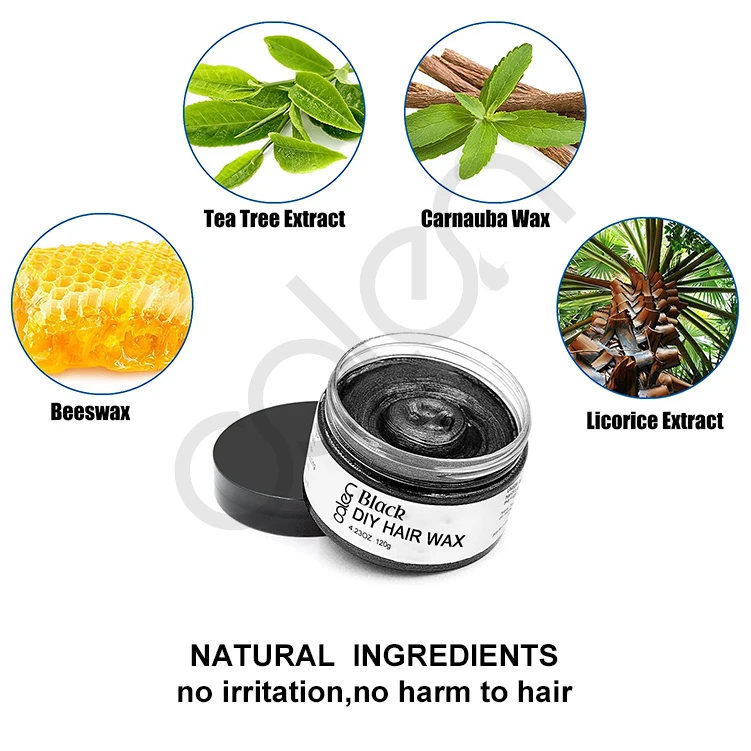 Oalen Private Label DIY Color Hair Temporary Hair Dye Color Wax Design Unique Hairstyle Hair Color Cream