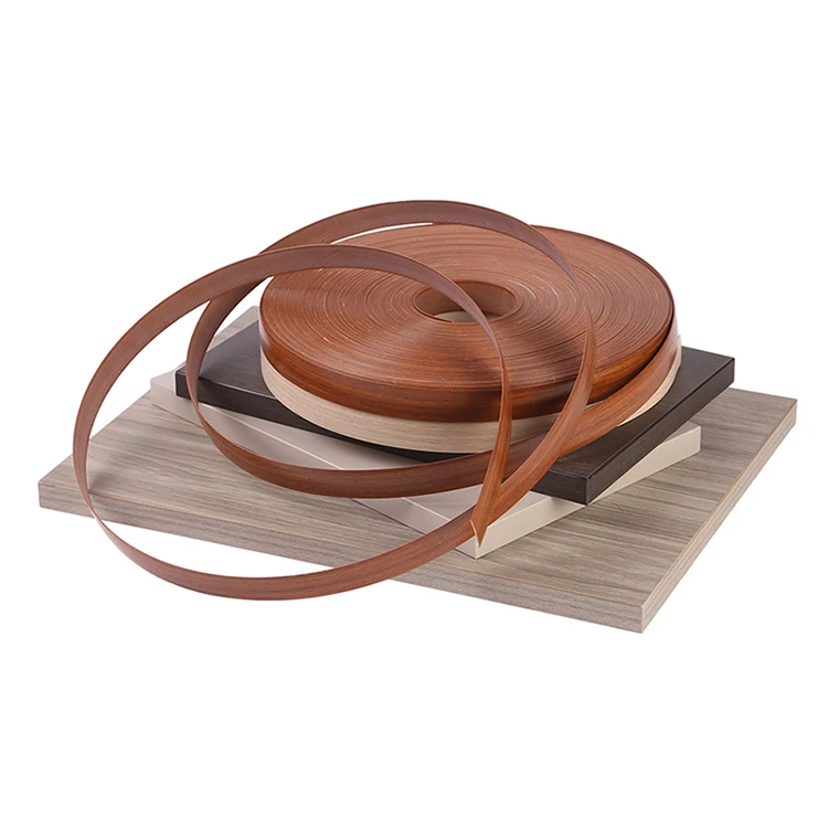 Customizable designed band tape edg waterproof moisture-proof pvc edge banding gold color