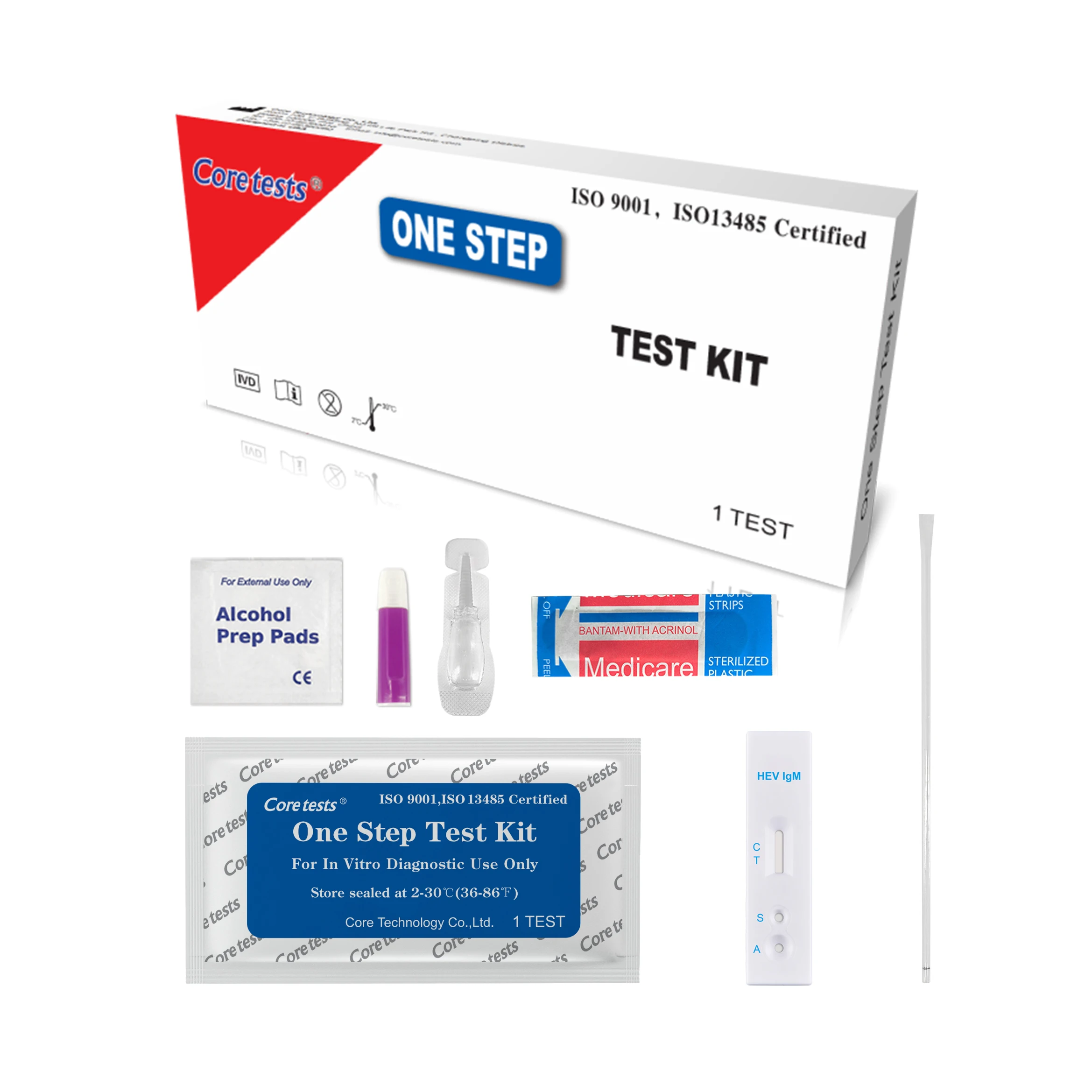 Infectious Disease Diagnostic Kit Rapid Test Device Hiv 1+2 Antigen Rapid Test Kits