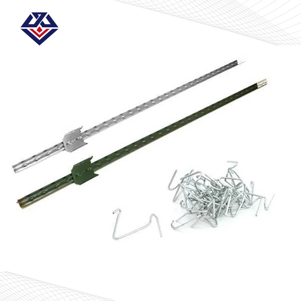 Wholesale Cheap Steel T-Shape Star Farming Cattle Fence Posts 6ft 7ft 8ft with Caps for Driveway Gates Sport Fencing Accessories