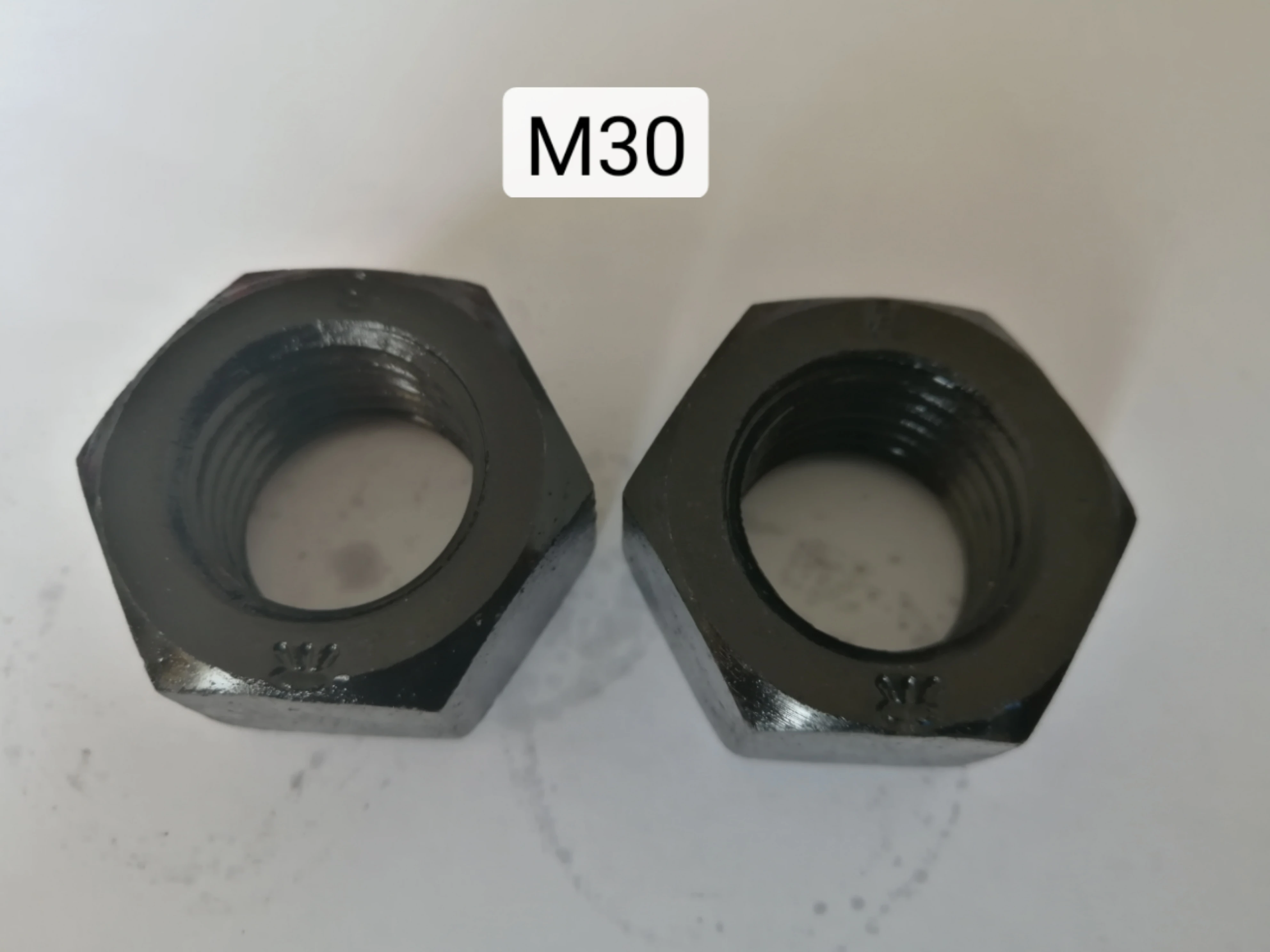 
grade 8.8 Mild steel DIN934 Zinc Plated Hex Nuts M16 