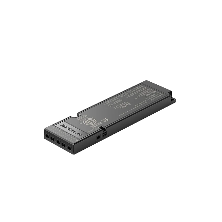 ARTCILUX ETS Series LED Driver With ETL Certification Pair American Code Cable 12V/24V 24W/60W For Cabinet LED