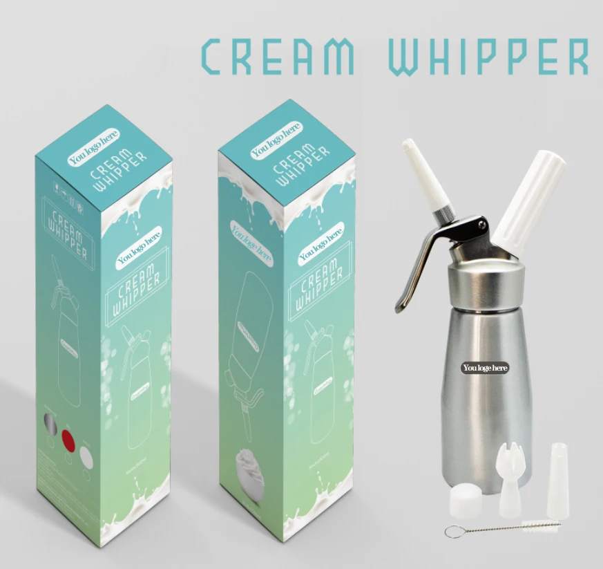 Lesoo Aluminum Whip Cream Cherger Dispenser Cream Whipper