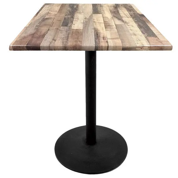 Modern Design Sustainable Wooden Metal Bar Table Versatile Pub Table for Home Restaurant Kitchen Stylish Centerpiece Furniture
