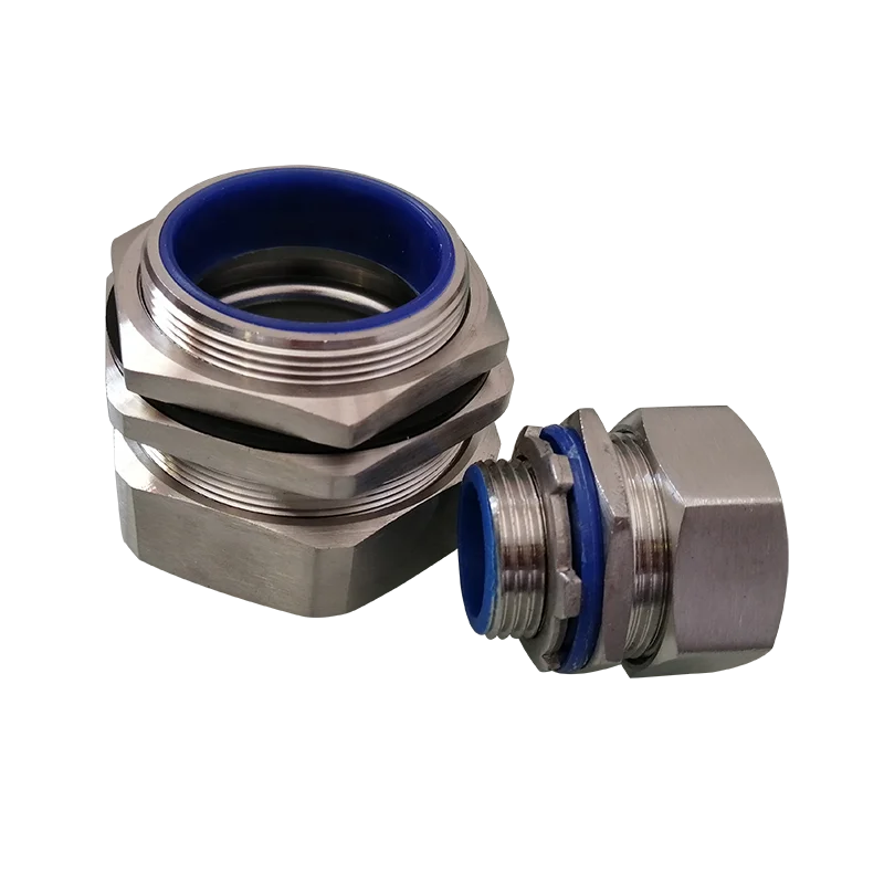 Hot Sale SS316 25MM M thread Flexible Conduit Adapter Connector Liquid Tight Flexible Pipe Connector