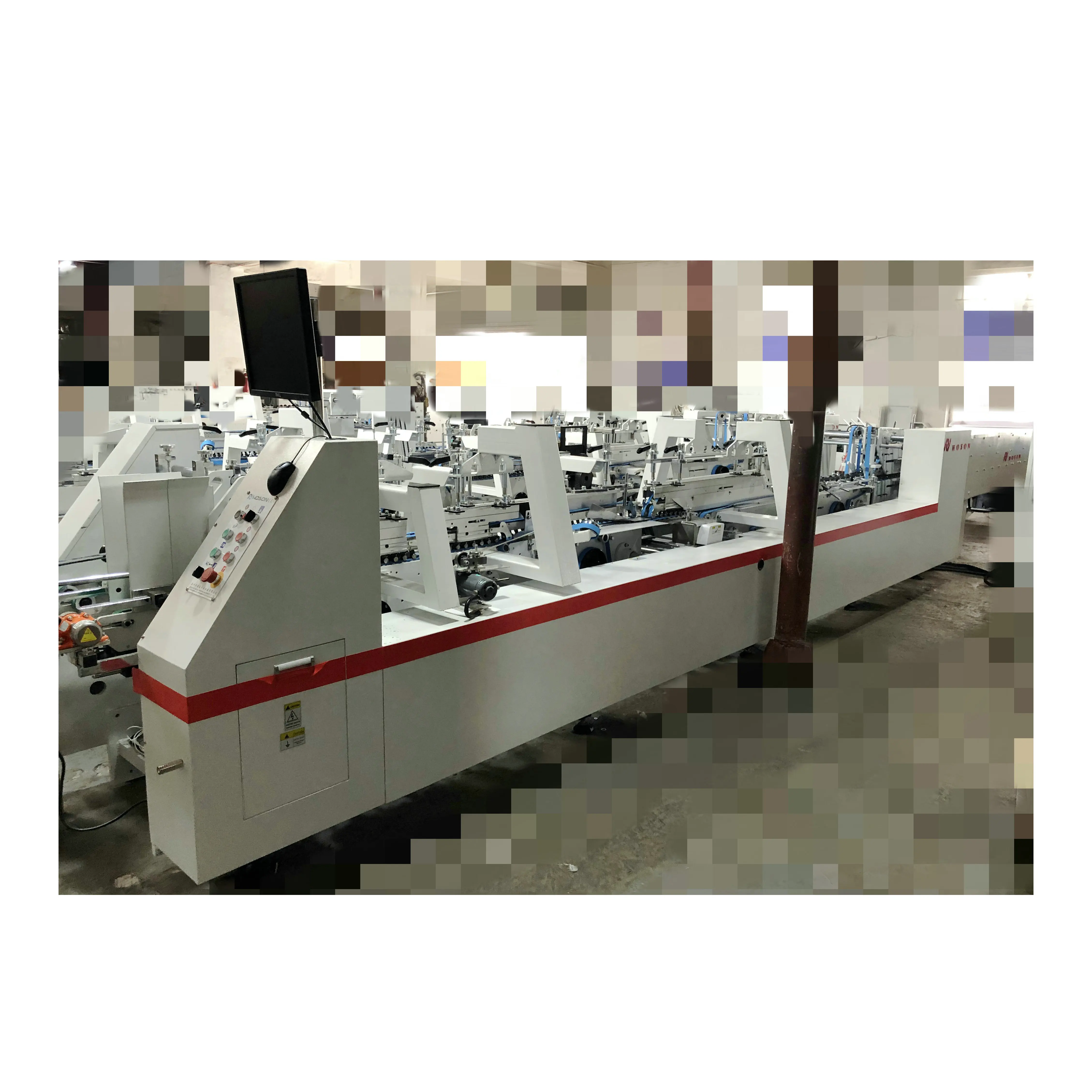ZH-880PFT-H Pre-folding Carton Box Folder Gluer Machine