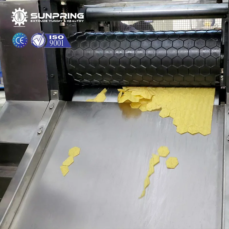 SunPring corn crisps extruder corn tortilla chips machine corn chips production line