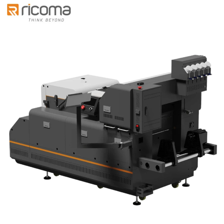 RiCOMA A3 DTF printer printing machine with  epson I3200 2 printing heads 30cm width printing area
