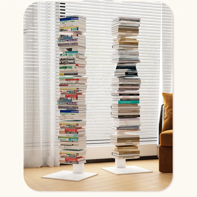 Good price metal bookshelf bookcase modern metal stainless book storage bookshelf