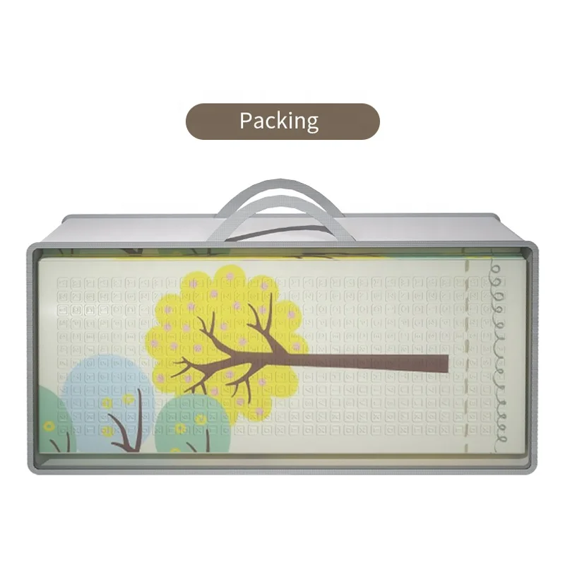 FAIRNESS Custom Waterproof babies crawl fold Xpe foam large baby play mat for baby child