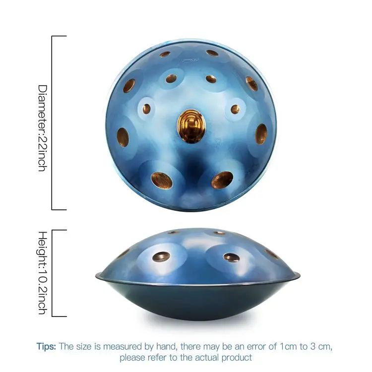 ASTEMAN Handpan Universe Series-South Pole 13 Notes Handpan Pan Quenching Process Music Drum Sets Instrument Musical