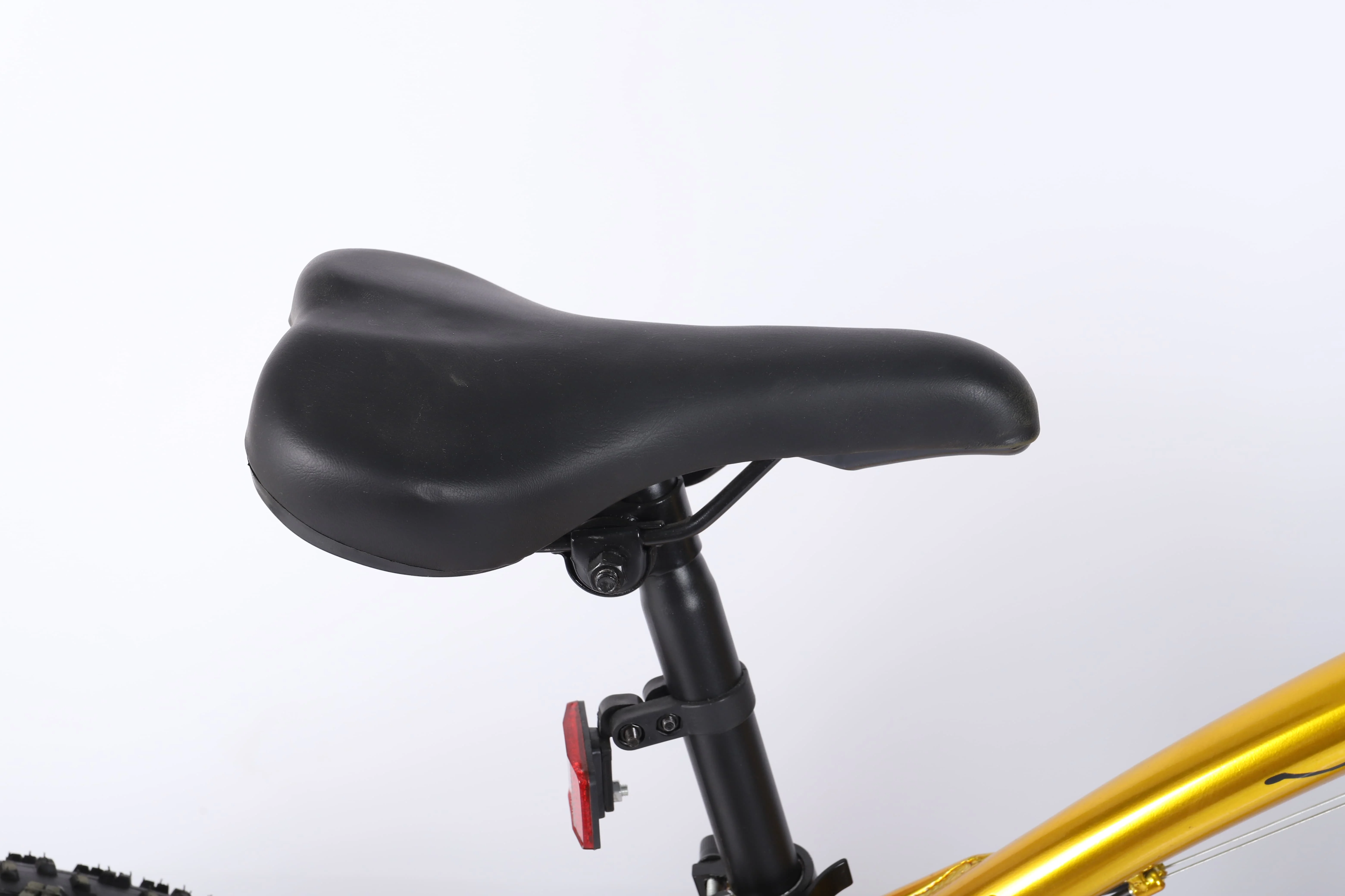 Fashion trend thickened fat tires 26-inch 21-speed iron frame snow mountain bike gold standard integrated wheel